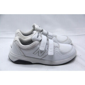 New Balance 813 Walking Shoes Womens Size 10 B White Leather Hook Loop WW813HWT